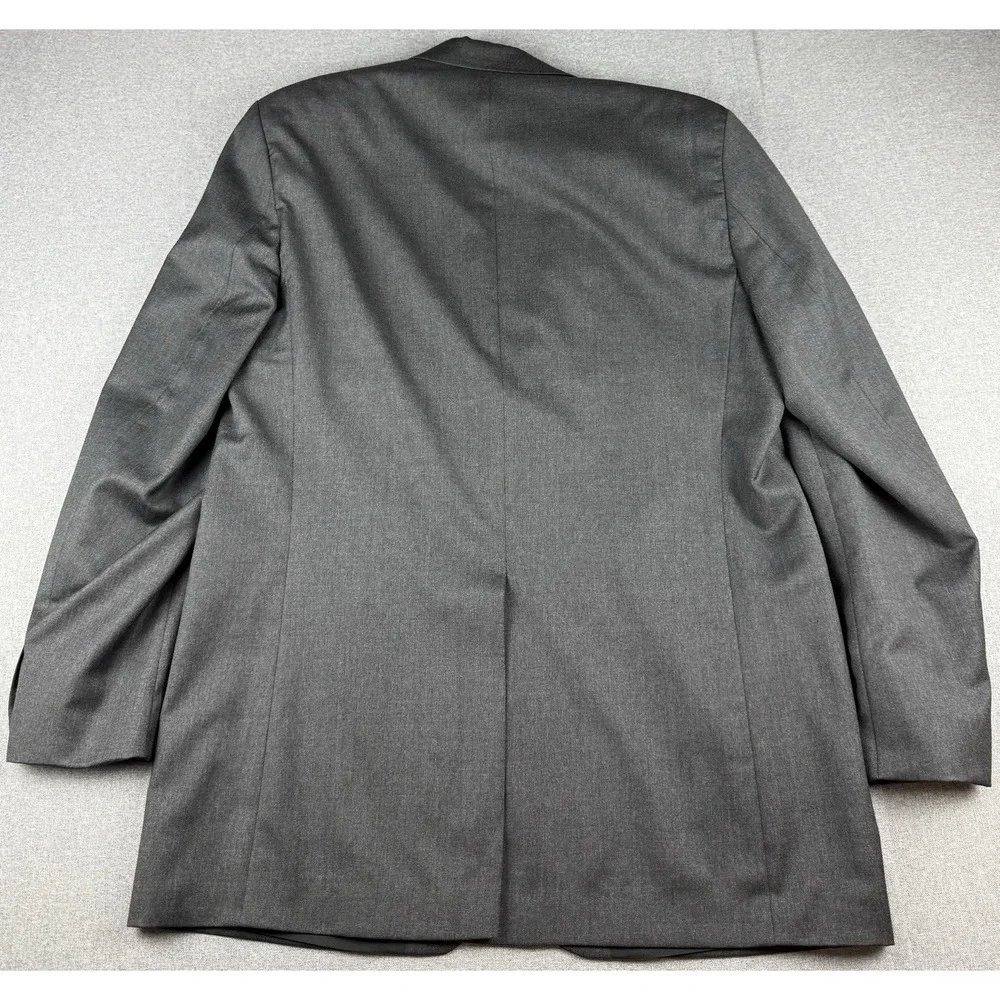Lauren Ralph Lauren Wool Blazer Sport Coat Gray 2 Button Made Canada Men's